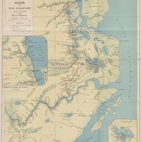Mapa et Bas Araguary Levés à la boussole par H. A. Coudreau