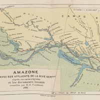 Amazone avec ses affluents de la rive sept/ale d'après les cartes originales et les documents…