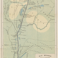Rio Branco. Levé à la boussole par H. A. Coudreau Juill. 1884-Fév. 1885