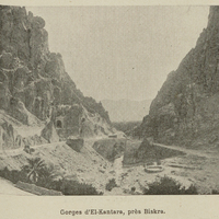 Gorges d'El-Kantara, près Biskra.