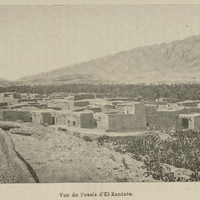 Vue de l'oasis d'El-Kantara.