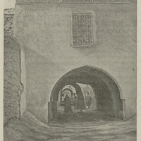 Temelhalt. Entrée de la zaouïa.