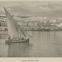 Alger, vue de la mer.