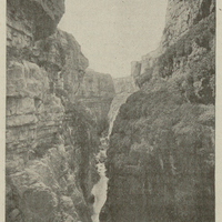 Les gorges du Rummel vues du pont, à Constantine.