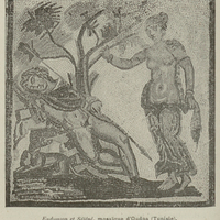 Endymion et Séléné, mosaïque d'Oudna (Tunisie).