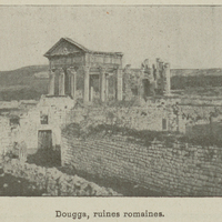 Dougga, ruines romaines.