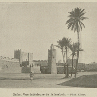 Gafsa. Vue intérieure de la kasbah.
