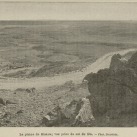 La plaine de Biskra ; vue prise du col de Sfa.