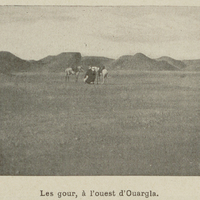 Les gour, à l'ouest d'Ouargla.