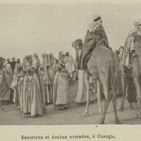 Ksouriens et Arabes nomades, à Ouargla.