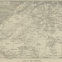Carte du Sahara
