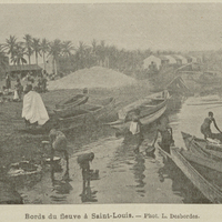 Bords du fleuve à Saint-Louis.