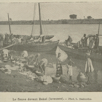 Le fleuve devant Bakel (laveuses).
