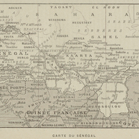 Carte du Sénégal
