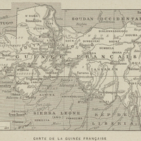 Carte de la Guinée française