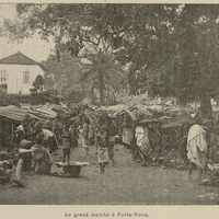 Le grand marché à Porto-Novo.