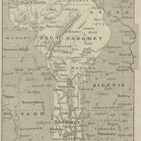 Carte du Dahomey