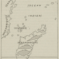 Carte de Madagascar, d'après Pedro Reinel, 1517.