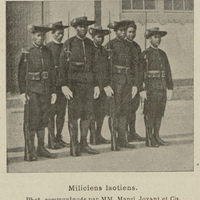 Miliciens laotiens.
