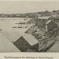 Établissement de séchage à Saint-Pierre.