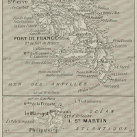 Carte de la Martinique