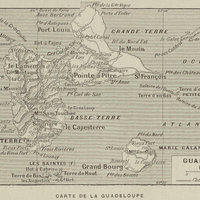 Carte de la Guadeloupe