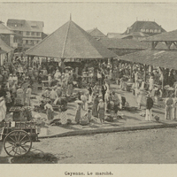 Cayenne. Le marché.
