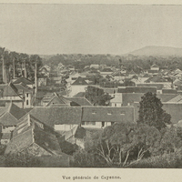 Vue générale de Cayenne.
