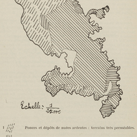 Carte géologique sommaire de la Martinique.