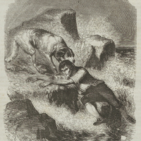 Il aurait certainement fini comme le chirurgien, sans le brave Mérinos, qui ne le lâchait pas.
