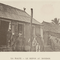 La halte. Le repos au dondon