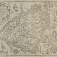 Delineatio omnium orarum totius australis partis Americae - Afbeeldesighe van alle de Zee custen…