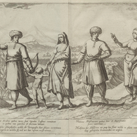 Naute Arabes - Arabischer scheepluÿden Habitus Abissinorum quibus loco S. Baptismatis frons…
