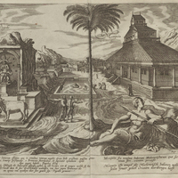 Horrendae idolorum effigies quae in omnibus viarum angulis [...]