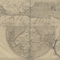 Chicasiva Patagonica et Avstralis Terra. 1597.