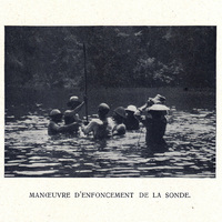 Manoeuvre d'enfoncement de la sonde