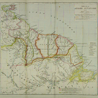 Carte de la région guyanaise