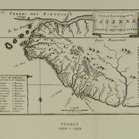 Carte du gouvernement de Cayenne ou France Aequinoctiale