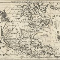 L' Amérique septentrionale par N. Sanson d'Ableville Géographe du Roi.