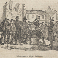 Le ferrement au départ de Bicêtre.