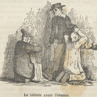 La toilette avant l'évasion.