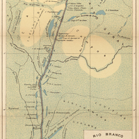 RIO BRANCO Levé à la boussole par H.A Coudreau Juill. 1884 - Fév. 1885