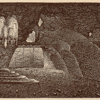 Dessin d'une caverne