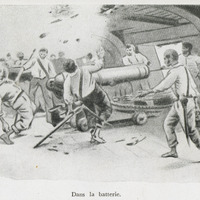 Dans la batterie