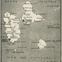 Carte de la Guadeloupe