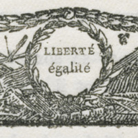 Emblème de la Révolution française ) ( Liberté, égalit