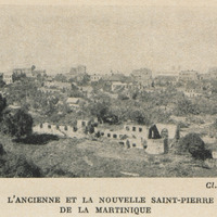 L'ancienne et la nouvelle Saint-Pierre de la Martinique
