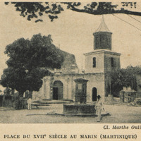 Place du XVIIe siècle au Marin ( Martinique )