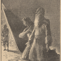 Un moine franciscain et une jeune fille étaient à genoux et priaient (page 71)