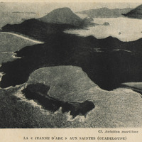 La «  Jeanne d'Arc » aux Saintes ( Guadeloupe )